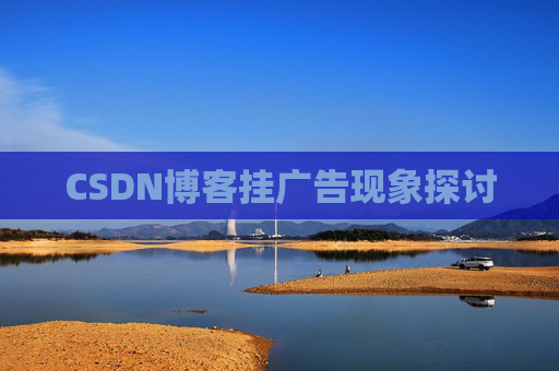 CSDN博客挂广告现象探讨